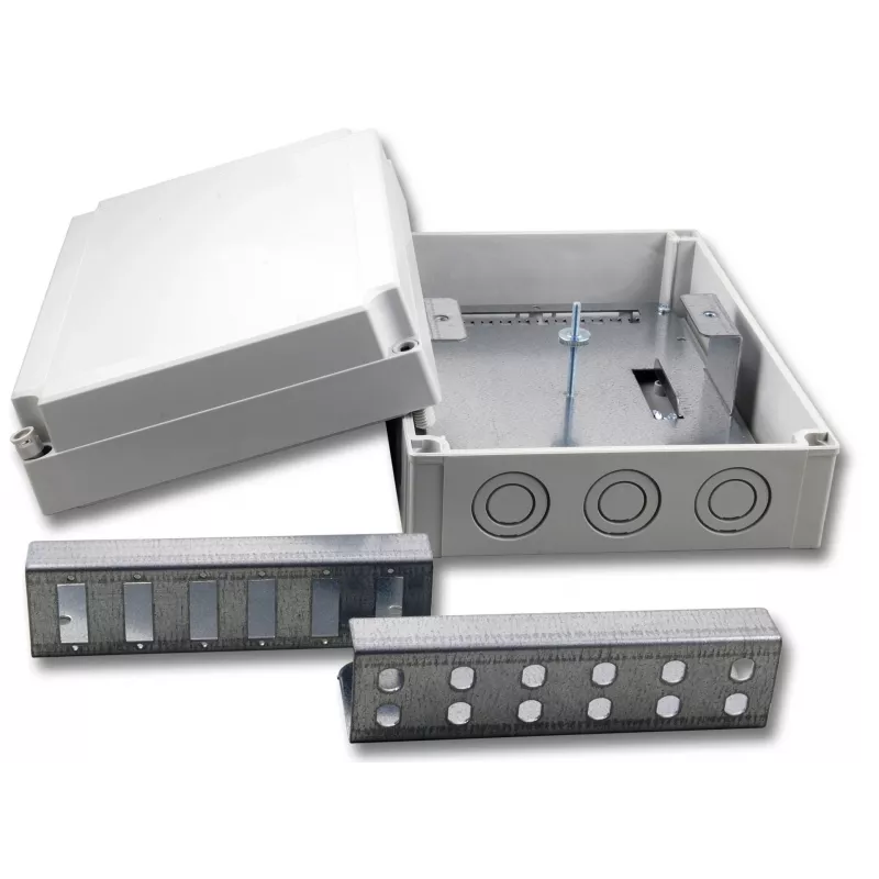 EFB Elektronik Glasfaser-Verteilerbox - RAL 7035 - 12x SC-Duplex OM4