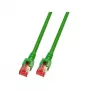 EFB Elektronik Cat.6A S/FTP Patchkabel RJ45 Stecker auf RJ45 Stecker 0,5m Grau LSZH