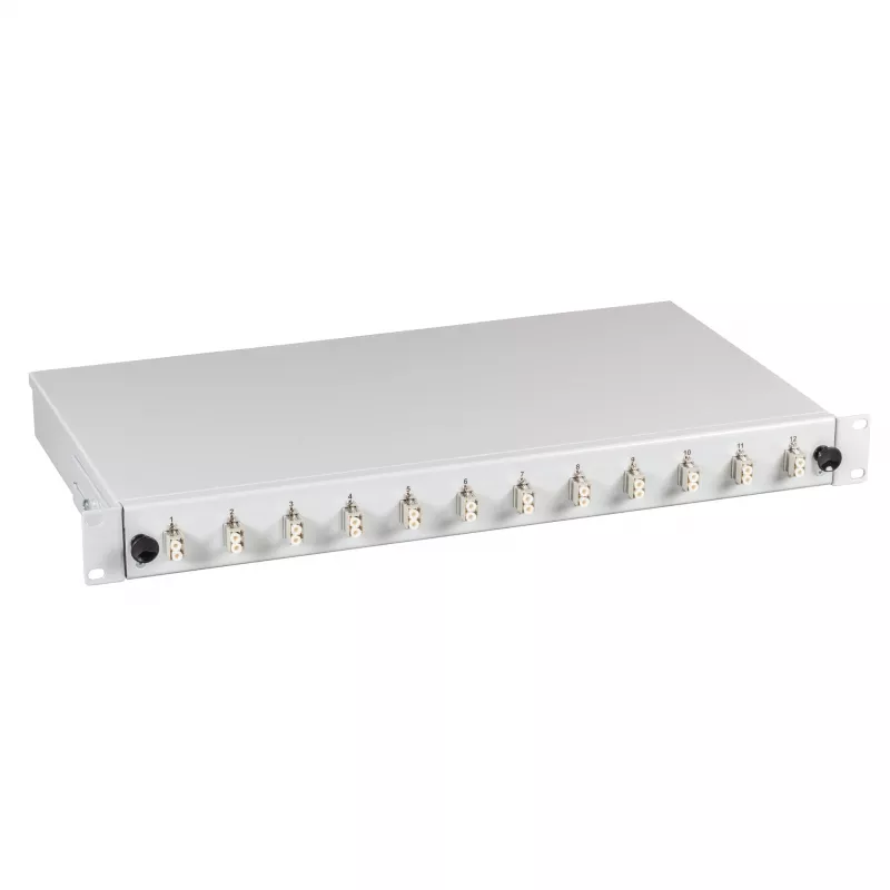 EFB-Elektronik Spleißbox Schwarz LC 9/125µm OS2 Pull-Out 24 Pigtails / 12 Kupplungen
