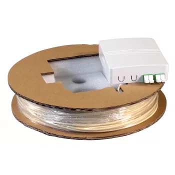 EFB Elektronik FTTX Compact Box, vormontiert, 2xLC/APC Duplex, G.657.A2, 30m