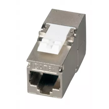 EFB Elektronik RJ45 Keystone Slimline Cat.6A Silber STP PVP Komponente 12er-Pack - Power over Ethernet - RJ-45