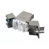 EFB Elektronik RJ45 Keystone Slimline Cat.6A Silber STP PVP Komponente 12er-Pack - Power over Ethernet - RJ-45