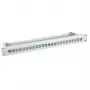 EFB Elektronik 19-Zoll 24-Port 1U Leer-Patchpanel für Keystone-Module, RAL7035 (Hellgrau)