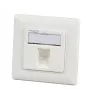 EFB Elektronik 1-Port Rahmen-Set RAL 9010 für alle INFRALAN Keystone-Module - 1-Port
