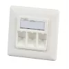 EFB Elektronik 1-Port Rahmen-Set RAL 9010 für alle INFRALAN Keystone-Module - 1-Port