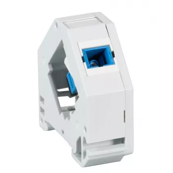 EFB DIN-Schienenadapter für LC/APC Singlemode, 2 Ports