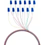 EFB Elektronik Fibre Pigtail LC 9/125 OS2 12-Colour Set 2m - Kabel-/Adapter-Set - Singlemode oder Monomode