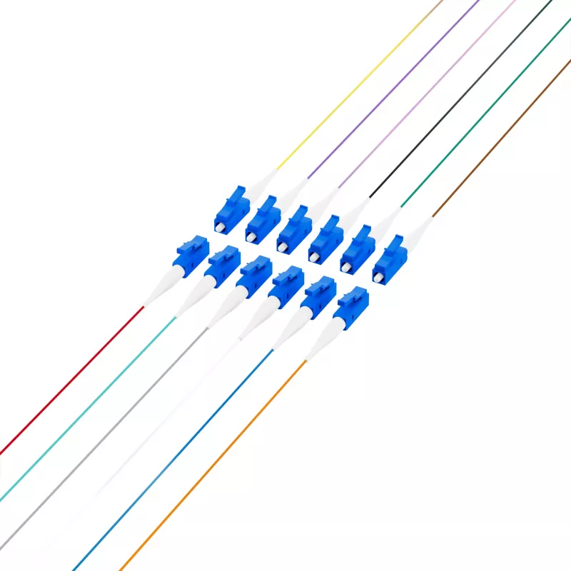 EFB Elektronik Fibre Pigtail LC 9/125 OS2 12-Colour Set 2m - Kabel-/Adapter-Set - Singlemode oder Monomode