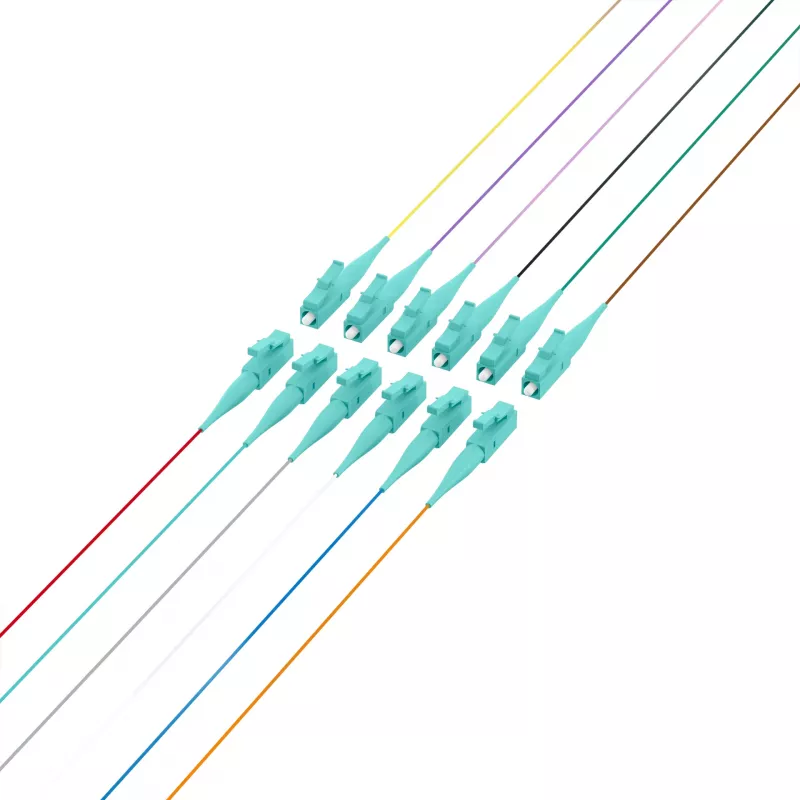 EFB Elektronik Fibre Pigtail LC 50/125 OM3 12-Colour Set 2m - Kabel-/Adapter-Set - Multimode