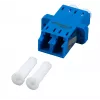 EFB Electronics LC-Duplex OM4 Kunststoff-Kupplung, violettes Gehäuse, einteilig, SC-Simplex