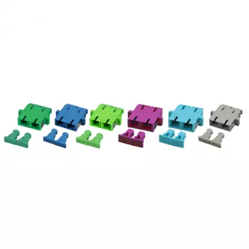 EFB Electronic Kupplung SC-Duplex OM3 Kunststoff Aqua Gehäuse