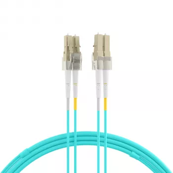 EFB Elektronik IPL-DF-LCULCU-3-1000 Glasfaser-Patchkabel, 10 m, OM3, LC/UPC auf LC/UPC, Duplex, LSZH, Aqua