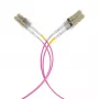 EFB Elektronik IPL-DF-LCULCU-4-0050 Glasfaser-Patchkabel, 0,5 m, OM4, LC Duplex, Aqua