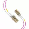 EFB Elektronik IPL-DF-LCULCU-4-0050 Glasfaser-Patchkabel, 0,5 m, OM4, LC Duplex, Aqua