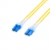 EFB Elektronik IPL-DR-LCULCU-2-0200 OS2 Singlemode Glasfaser-Patchkabel LC zu LC Duplex 2 m LSZH Gelb