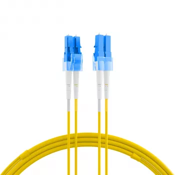 EFB Electronics IPL-DR-LCULCU-2-0500 OS2 Singlemode Glasfaser-Patchkabel, LC/UPC auf LC/UPC, Duplex, 5 m, LSZH, Gelb
