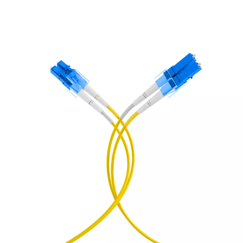 EFB Electronics IPL-DR-LCULCU-2-0500 OS2 Singlemode Glasfaser-Patchkabel, LC/UPC auf LC/UPC, Duplex, 5 m, LSZH, Gelb