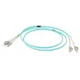 EFB Elektronik IPL-DR-LCULCU-3-0200 Glasfaser-Patchkabel, 2 m, OM3, LC/UPC zu LC/UPC, Duplex, Aqua