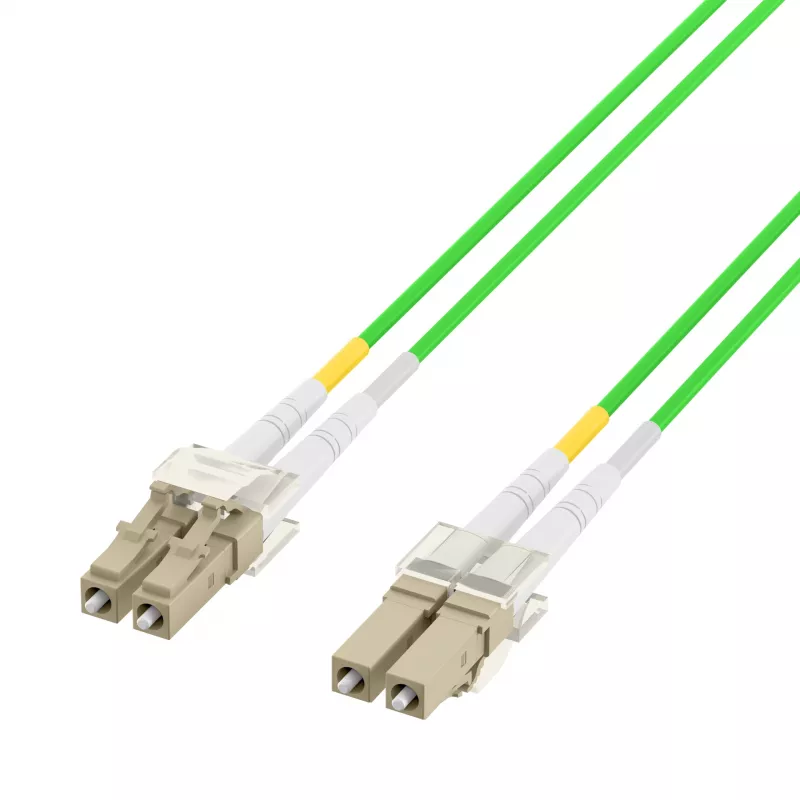 EFB Elektronik IPL-DR-LCULCU-5-0300 - 3 m - I-V(ZN) H - OM5 - LC Duplex - LC Duplex Glasfaser-Patchkabel, Limettengrün
