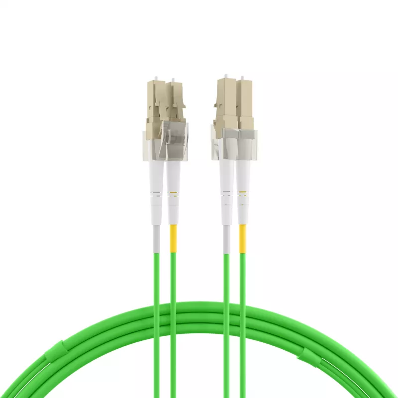 EFB Elektronik Duplex Jumper LC-LC 50/125µm OM5 LSZH Lime Green 2,0mm 7,5m