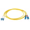 EFB Elektronik IPL-DR-LCUSCU-2-0050 Glasfaser-Patchkabel, OS2, LC-SC, 0,5 m, Gelb