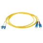 EFB Electronics IPL-DR-LCUSCU-2-1000 Glasfaser-Patchkabel, OS2, LC auf SC, 10 m, Gelb