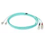 EFB Elektronik IPL-DR-LCUSCU-3-0500 Glasfaser-Patchkabel, OM3, LC/SC, 5 m, Aqua