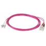 EFB Elektronik IPL-DR-LCUSCU-4-0750 Glasfaser-Patchkabel, 7,5 m, OM4, LC auf SC, Duplex, LSZH