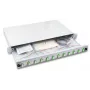 EFB Electronics Extendable Splice Box LC 12 Pigtails Offset 6 Couplings OM3