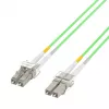 EFB Duplex Patchkabel LC-LC OM5 1,5m LSZH 2mm Limettengrün