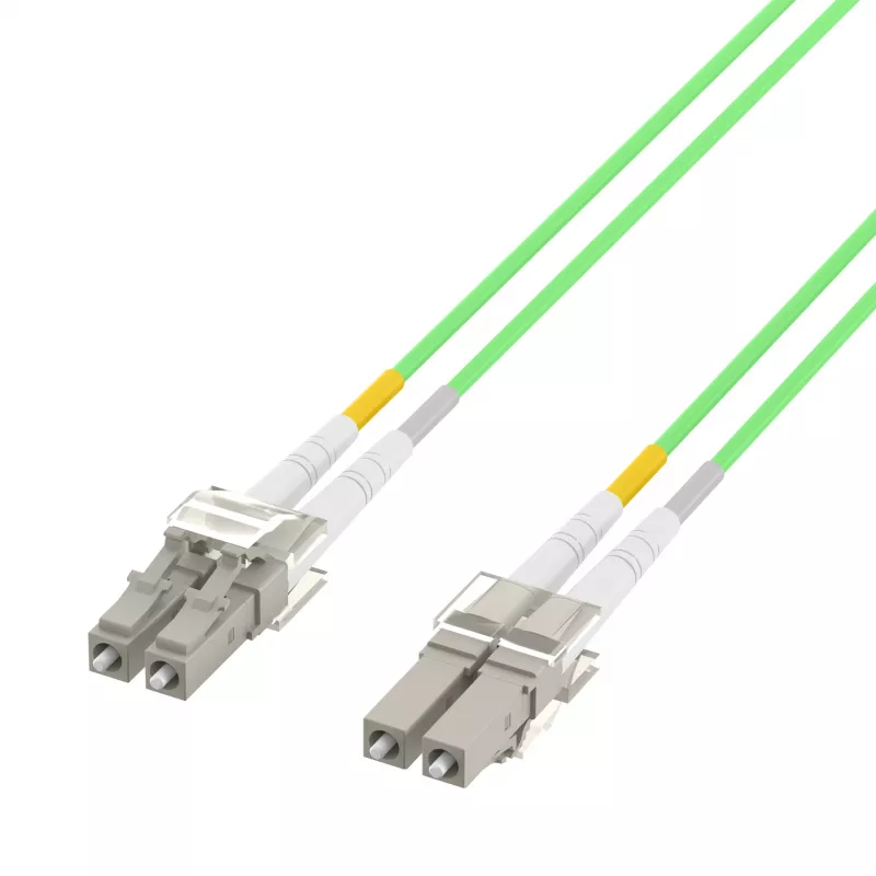 EFB Duplex Patchkabel LC-LC OM5 1,5m LSZH 2mm Limettengrün