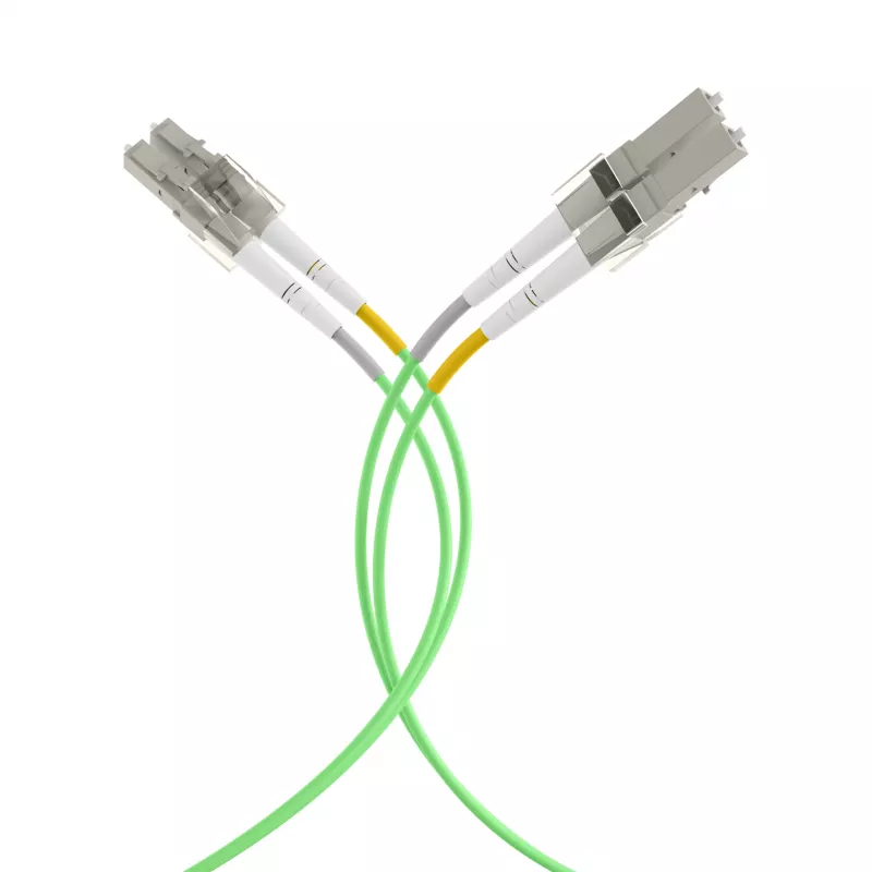 EFB Duplex Patchkabel LC-LC OM5 1,5m LSZH 2mm Limettengrün