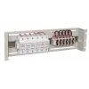 EFB-Elektronik 19-Zoll 3U Energieverteilung / Schutzschaltergehäuse, RAL 9005 Tiefschwarz