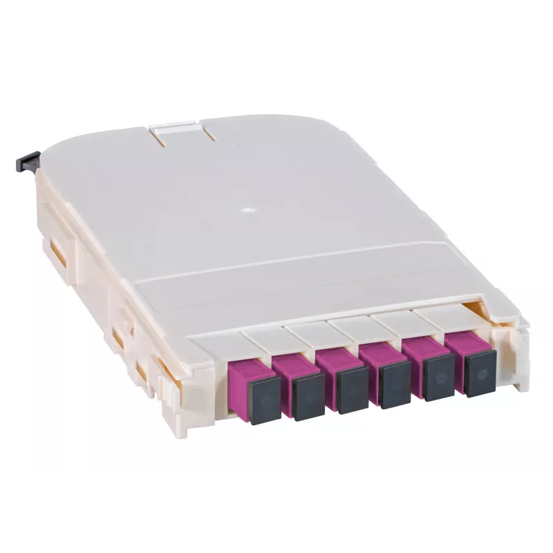 EFB Elektronik FTTH Module Insert für FTTH-BGT, 6-Port SC mit OM3 Keramik-Kopplern