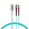 EFB Elektronik O0313.40 Glasfaser-Patchkabel, OM3, 40 m, LC-ST, Aqua