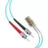 EFB Elektronik O0313.40 Glasfaser-Patchkabel, OM3, 40 m, LC-ST, Aqua