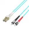EFB Elektronik O0313.40 Glasfaser-Patchkabel, OM3, 40 m, LC-ST, Aqua