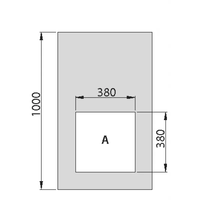 EFB PRO-MOD05A.GR Rack-Kabeleinführungselement 1U Bürstenleiste Schwarz
