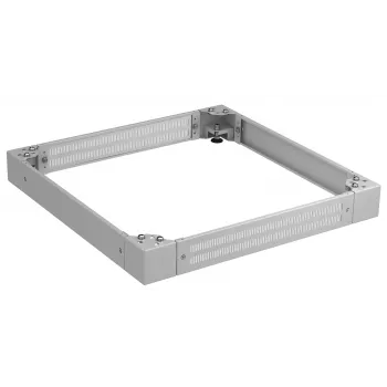 EFB Elektronik PRO Series Sockel 800x800 mm, Höhe 100 mm, perforiert, lichtgrau (RAL 7035)