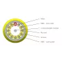 EFB Elektronik INFRALAN I-B(ZN)BH 4x12E 9/125µm OS2 LSZH Yellow CPR-B2ca