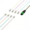 EFB MTP-M/LC 8-Faser Matrix Fanout-Kabel OS2 LSZH Gelb 0,4m