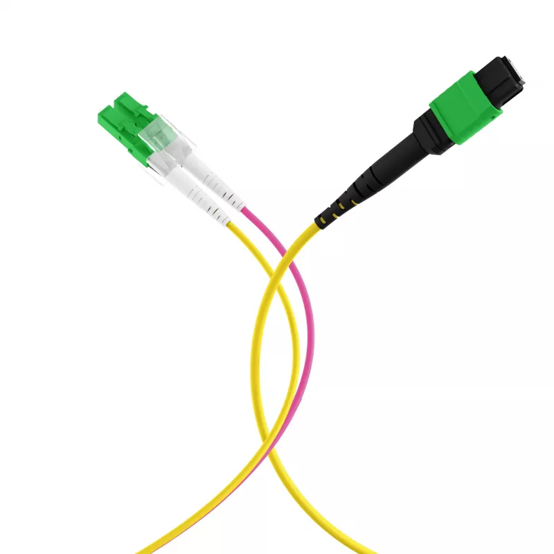 EFB Elektronik MTPF12LCAPC-5 - 5 m - OS2 - MTP - 12x LC Fiber Optic Breakout Cable