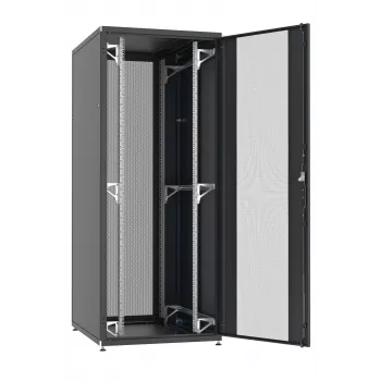 EFB Elektronik PRO 42HE Server Rack 800x1000 mm Lichtgrau RAL7035 perforierte Doppeltür vorne/hinten