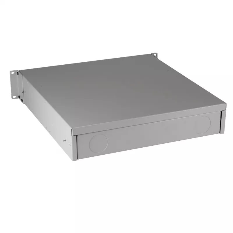 EFB Elektronik 19 inch 2U abschließbare Tastatur- und Dokumentenschublade RAL 7035