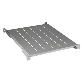 EFB Elektronik 19 inch 1U Festes Regal, Tiefe 550..650 mm, 120 kg, Schranktiefe 800 mm, RAL7035