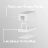 EFB Electronics Keystone Anschlussdose, 1 Port, Aufputz, Reinweiß, leeres Gehäuse
