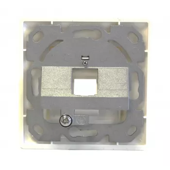 EFB Elektronik 1-Port Rahmenset für Keystone-Module, DIN 49075, Reinweiß (RAL 9010)