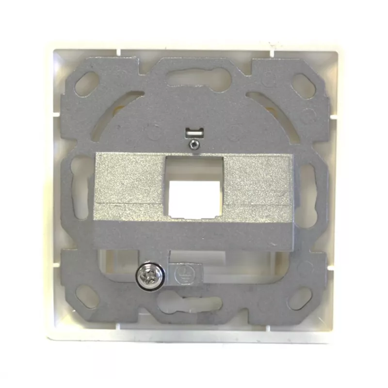 EFB Elektronik 1-Port Rahmenset für Keystone-Module, DIN 49075, Reinweiß (RAL 9010)