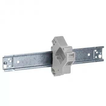 EFB Elektronik Keystone-Modulhalter 1-Port, für Hutschiene in Verteilerdosen, Kunststoff, Weiß (RAL 9010)