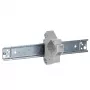 EFB Elektronik Keystone-Modulhalter 1-Port, für Hutschiene in Verteilerdosen, Kunststoff, Weiß (RAL 9010)